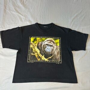 Vintage Natures Threads T Shirt Gorilla Laura Regan 1993 Africa Read Description
